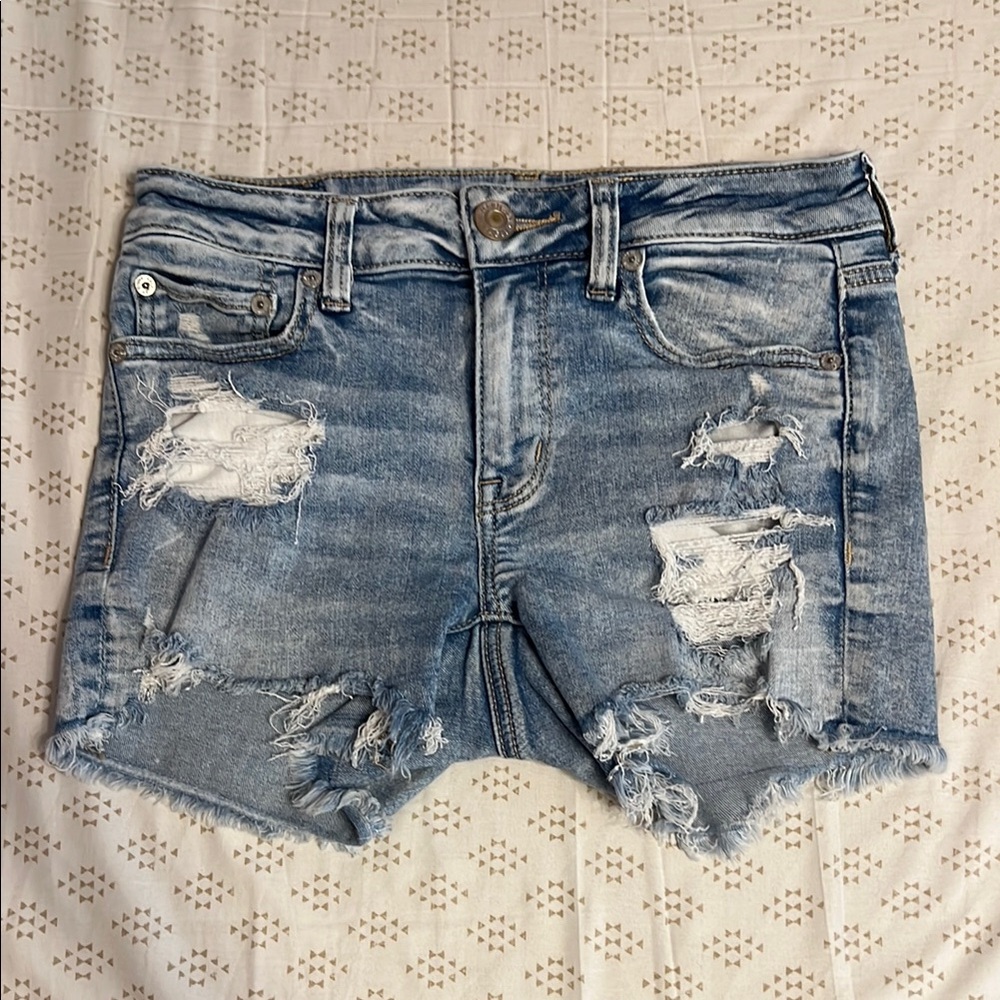 American Eagle Distressed Denim Women Shorts